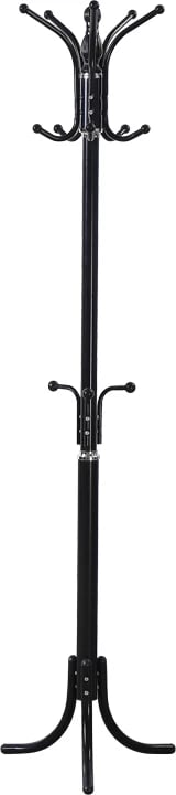 Varese për rroba Mendora, metal i zi, 40x40x180cm