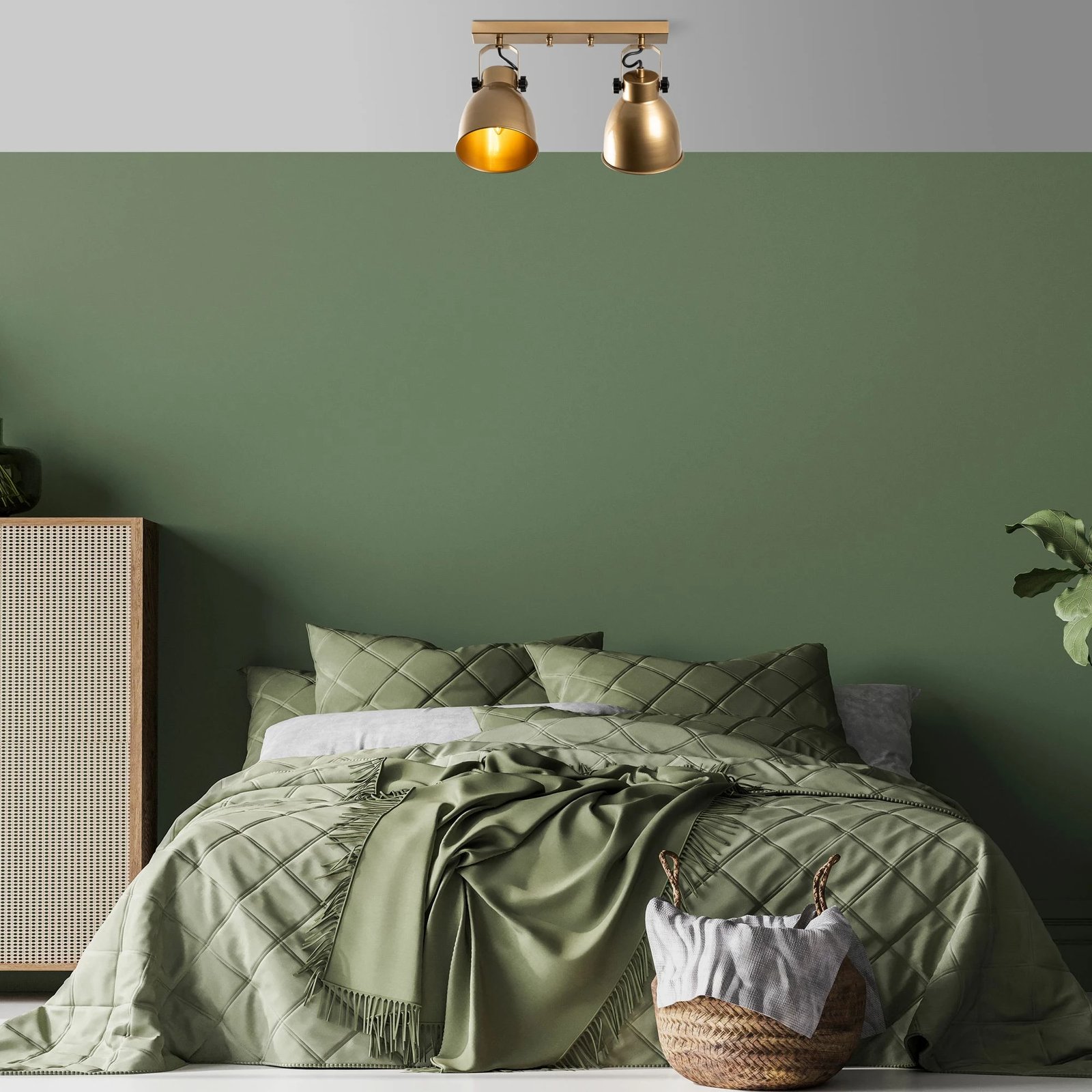 Llambë tavani Opviq, ngjyrë ari, Spotkafası - 15436