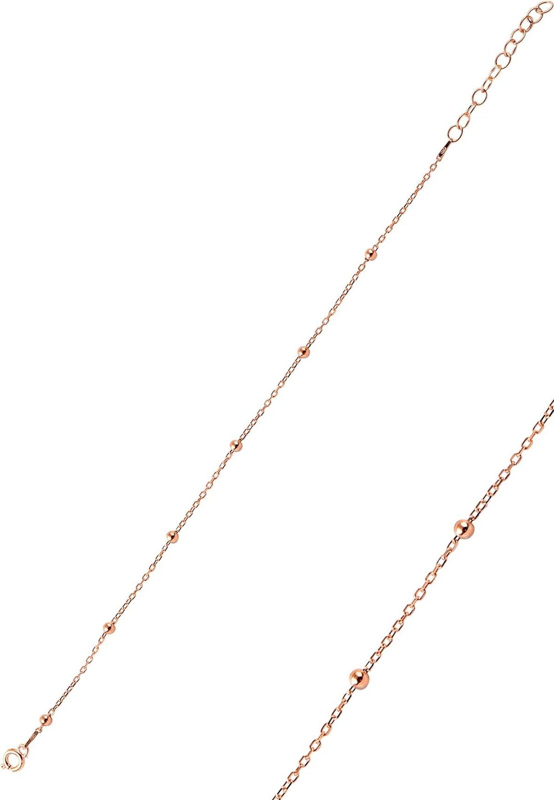 Byzylyk kyç për këmbë, argjend, ngjyrë rozë ari, Jumeon, SGTL9670