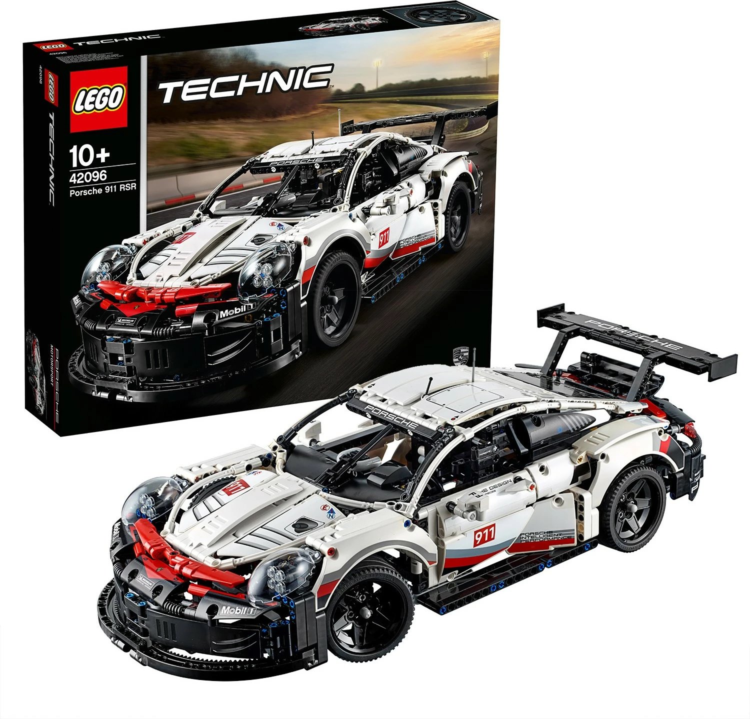 Set ndërtimi LEGO Technic Porsche 911 RSR, 779 pjesë, Multikolor