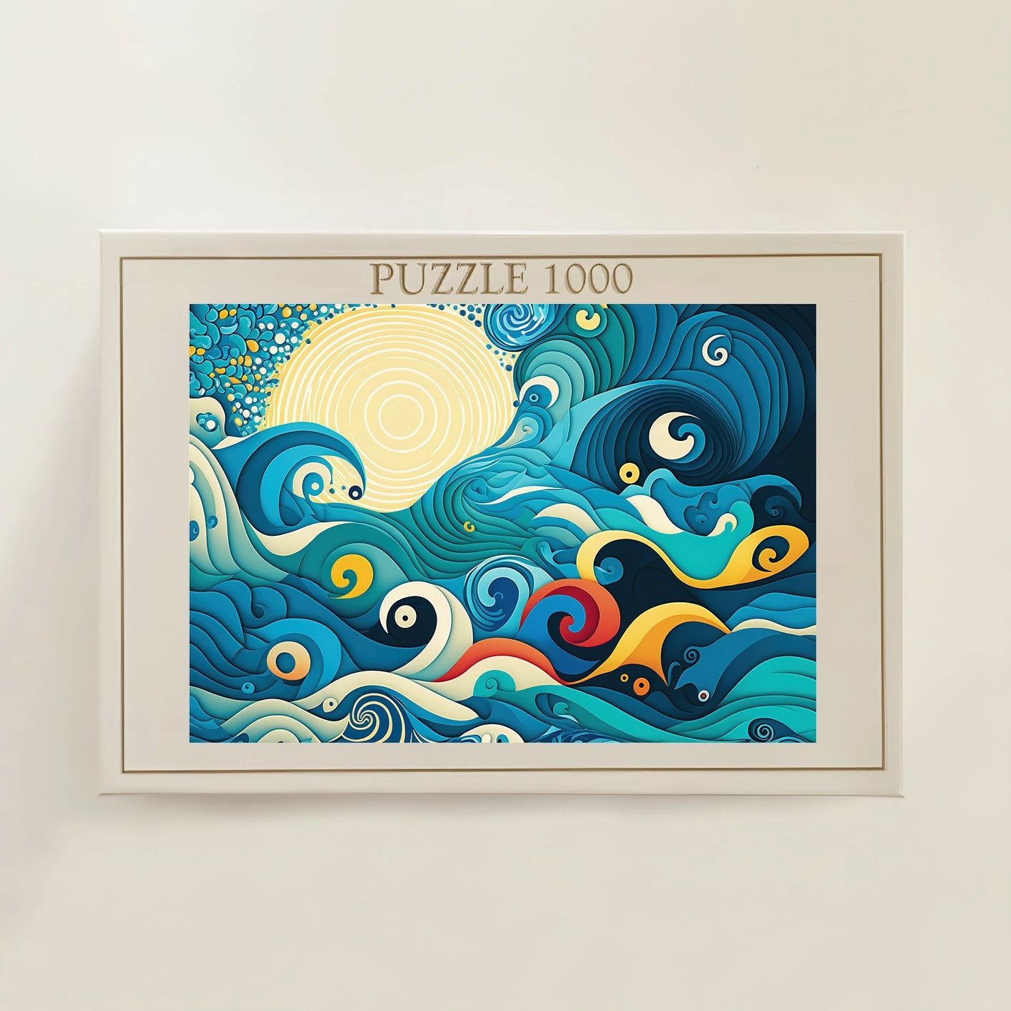 Puzzle 1000 copë, Evila Originals, shumëngjyrësh, PZL_0100_1000