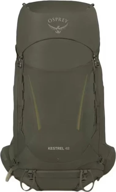 Çantë shpine për trekking Osprey Kestrel 48 khaki S/M