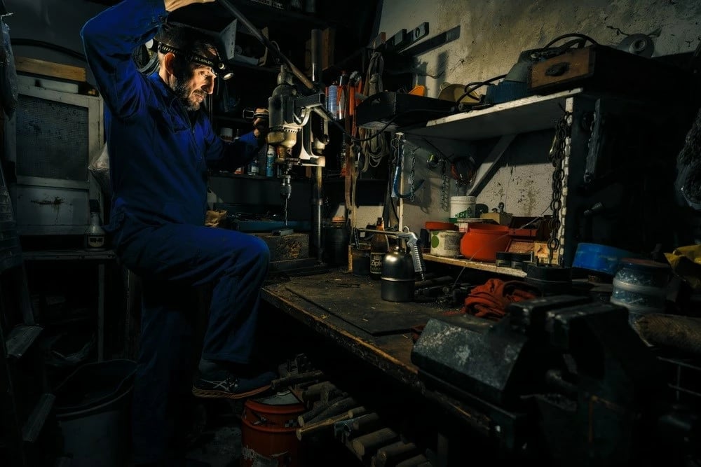 Dritë koke Flashlight Ledlenser H7R, e zezë 