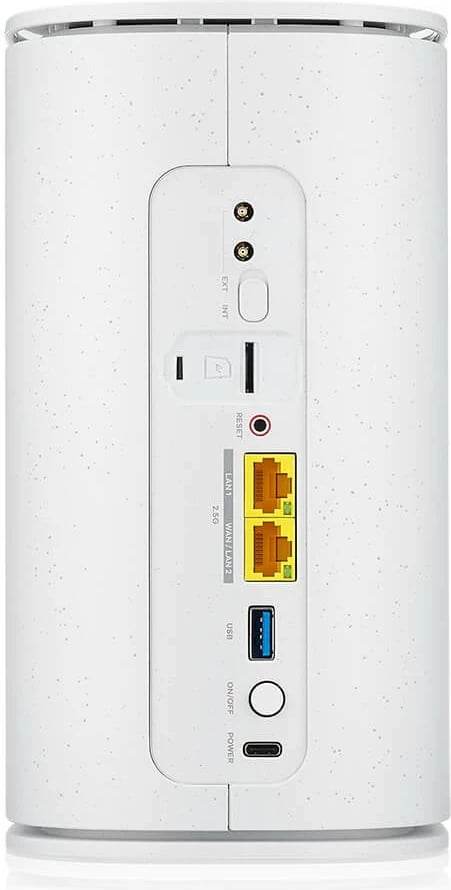 Ruter 5G Wi‑Fi 7, Zyxel FWA515, 2.5 GbE, Nebula cloud, i bardhë