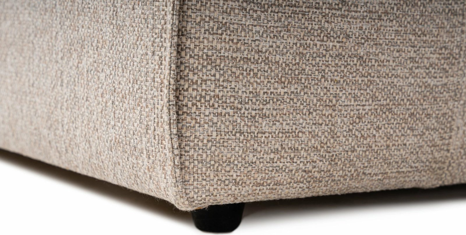 Këndare Sora, ngjyrë bezhë rëre, me pouffe, Atelier del Sofa