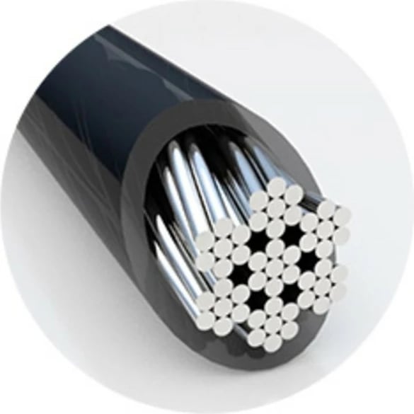 Kensington ClickSafe 3-in-1 Kombinim, 1.8 m, e zezë, metalike