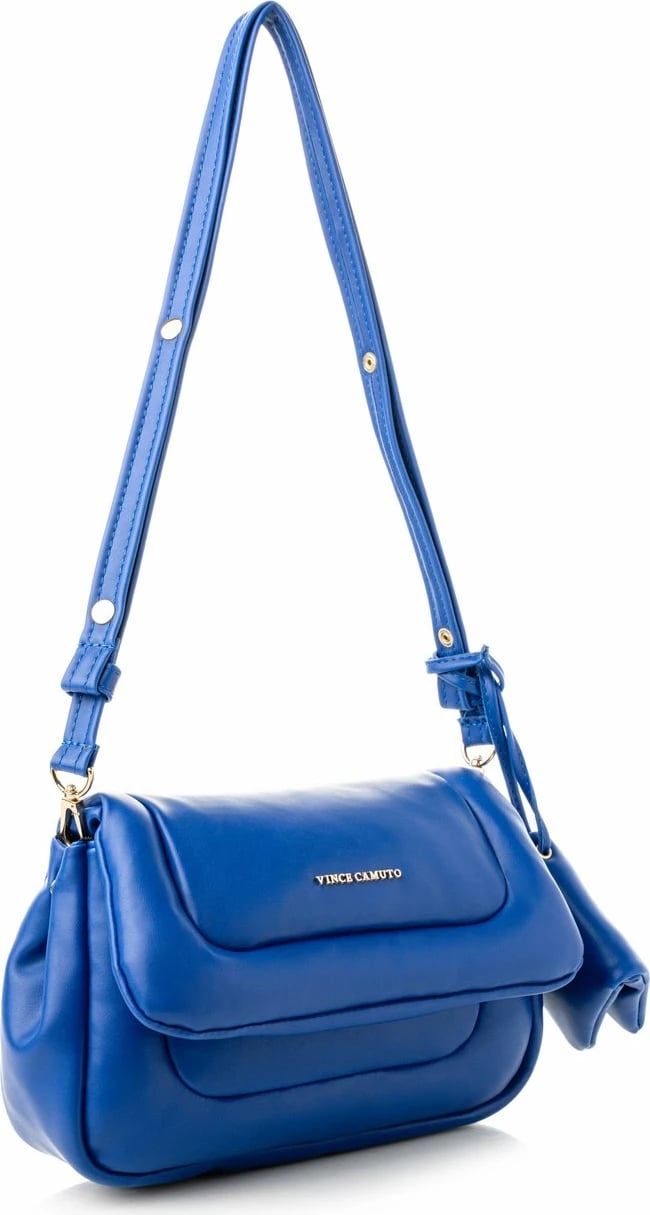 Çantë shpatulle Vince Camuto, ngjyrë sax blue, Genoa