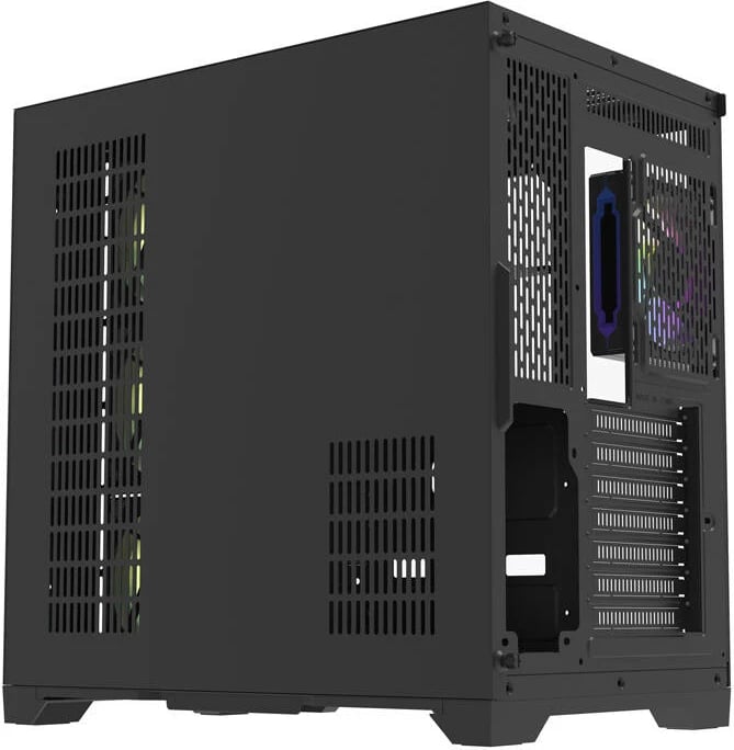 Kasë Darkflash FT418 PRO me 7 ventilatorë aRGB, Midi Tower, e zezë