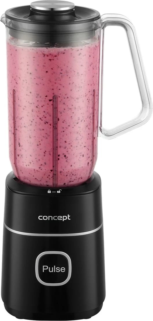 Blender, Concept SM3490, 700 W, Tritan 1 L + 570 ml + 400 ml, mulli për erëza, e zezë
