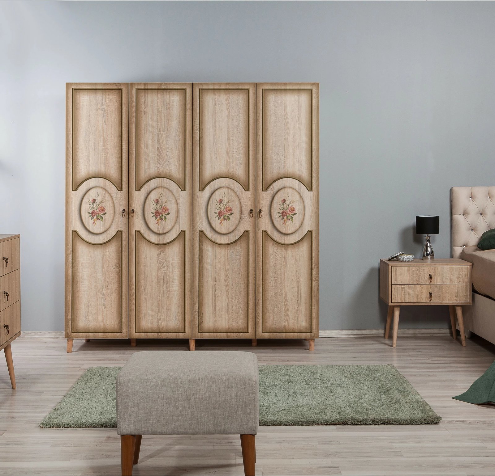 Dollap Hanah Home, İmaj-420, ngjyrë lisi Sonoma