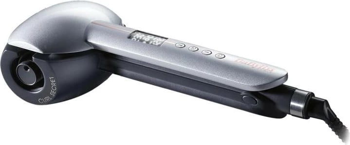 ondulues flokësh automatik, BaByliss, Curl Secret Optimum C1600E, dhomë qeramike me jone, 6 temperatura deri 230°C, drejtim kaçurrelash i rregullueshëm, zi