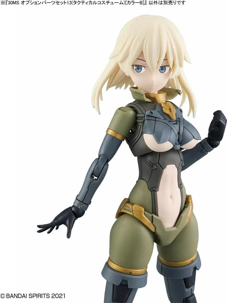 Set pjesësh opsionale Bandai 30MS Option Parts Set 13 Tactical Costume Color B