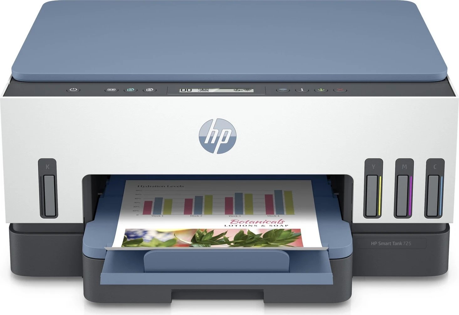 Printer HP Smart Tank 725, USB WiFi, bardhë-kaltër