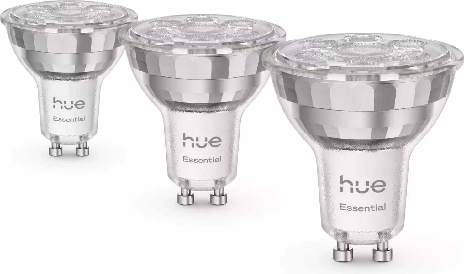 Llampa smart Philips Hue Essential WCA 345 GU10 3 copë