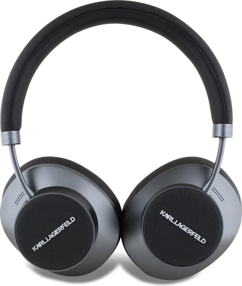 Kufje wireless Karl Lagerfeld Saffiano Elongated me ANC, Bluetooth, të zeza