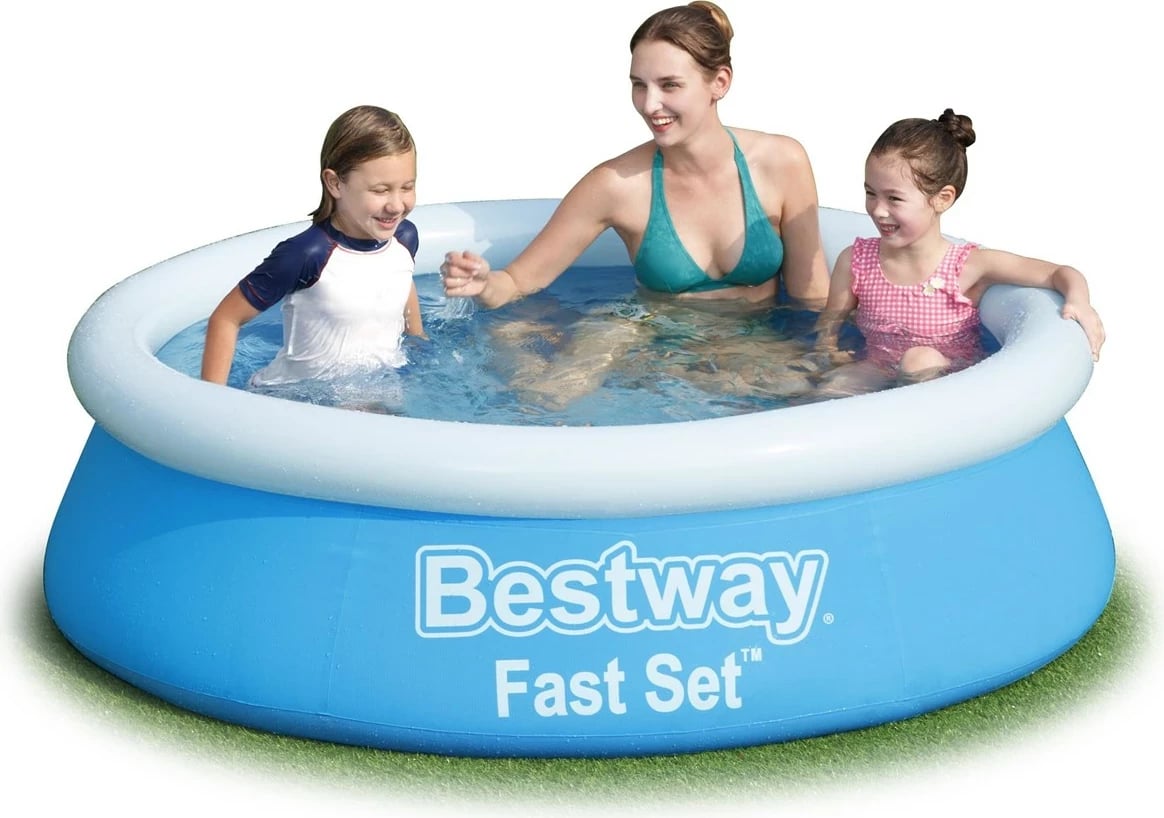 Pishinë e fryrë Bestway 57392, rrumbullakët, 940 L, kaltër