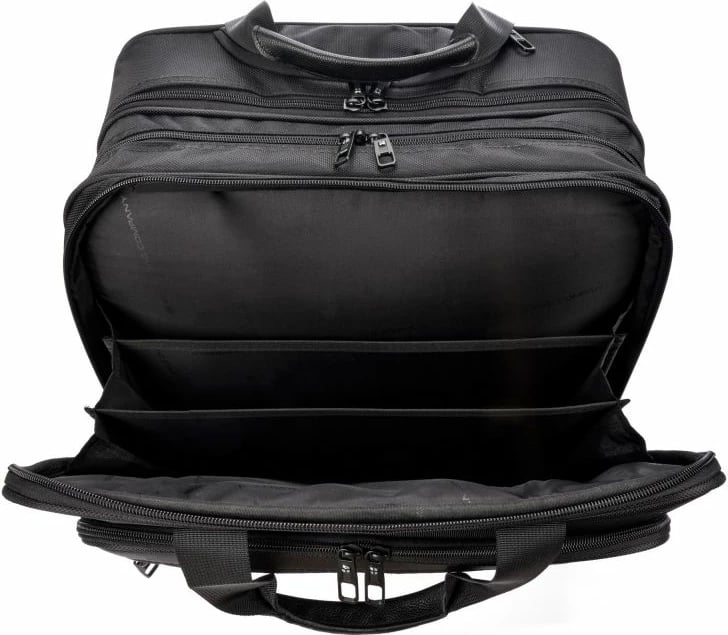 Çantë me rrota SwissBags për femra e meshkuj, e zezë Çantë me rrota SwissBags për femra e meshkuj, e zezë