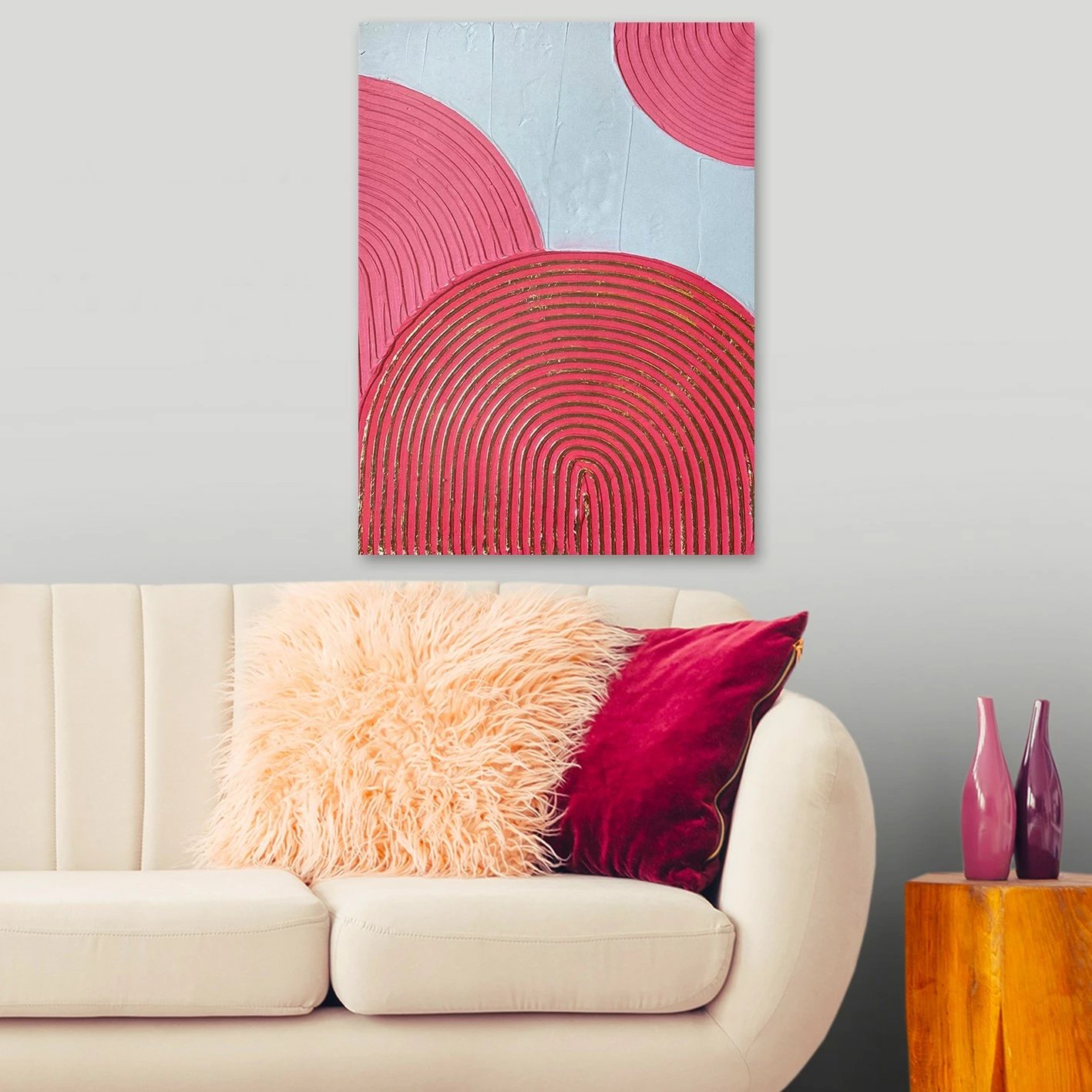 Pikturë dekorative 3D në kanavacë, shumëngjyrëshe, Wallity, RFB21_5070, 50x70cm