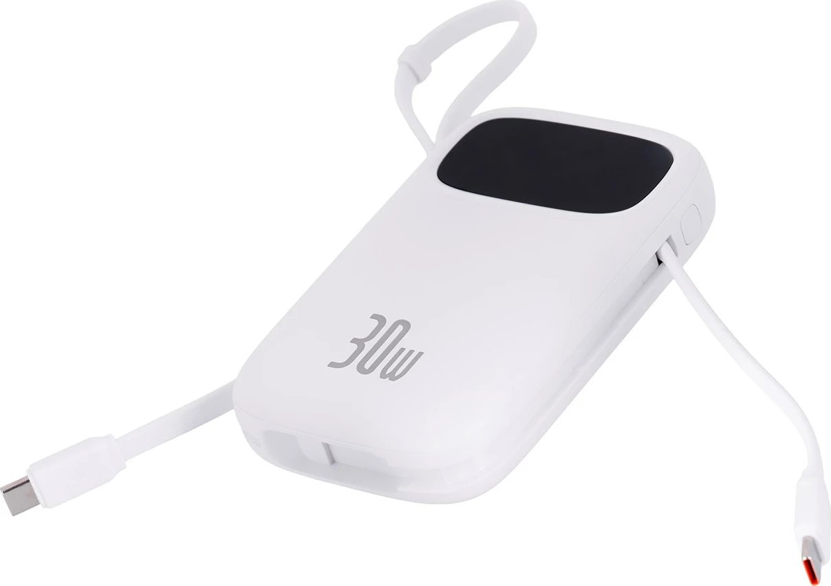 Power bank Baseus QPow2 20000 mAh, i bardhë
