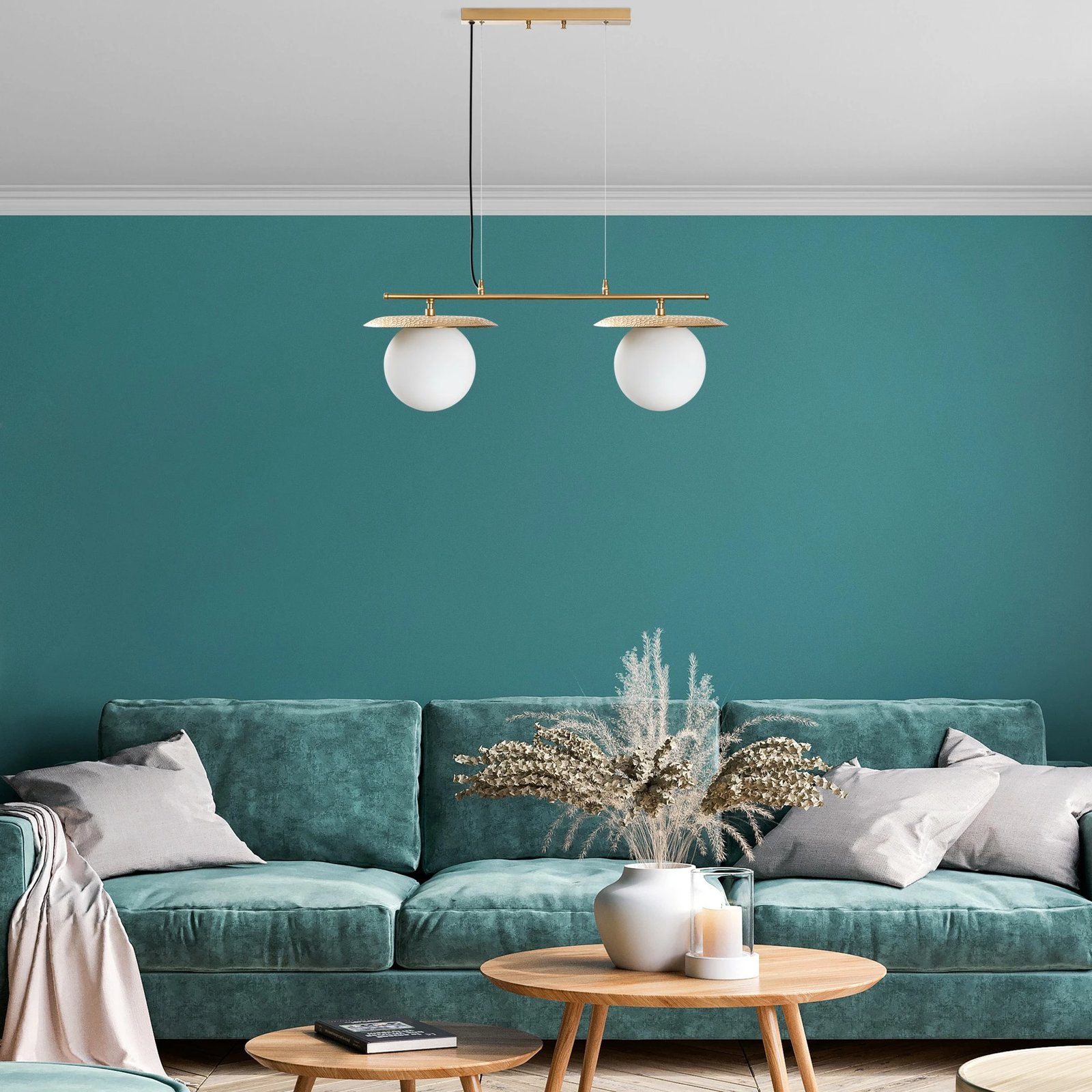 Llambë tavani Opviq, Anemon, ngjyrë ari, 13814