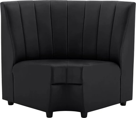 Njësi qoshe për divan, Landon FH3163.01, Pu e zezë, 118x66x93 cm