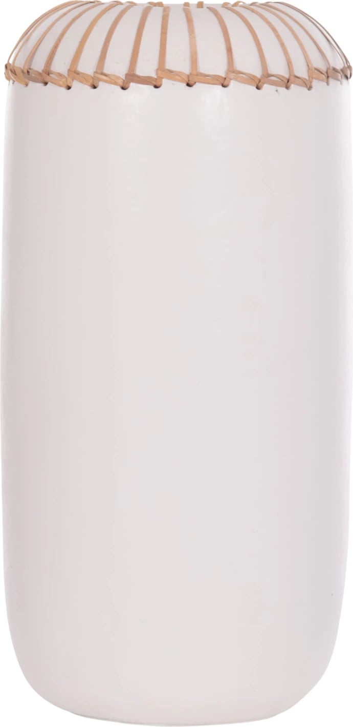 Vazo dekorative tavoline Lennox, terrakotë e bardhë, FH4675.02S, 18x33cm Vazo dekorative tavoline Lennox, terrakotë e bardhë, FH4675.02S, 18x33cm