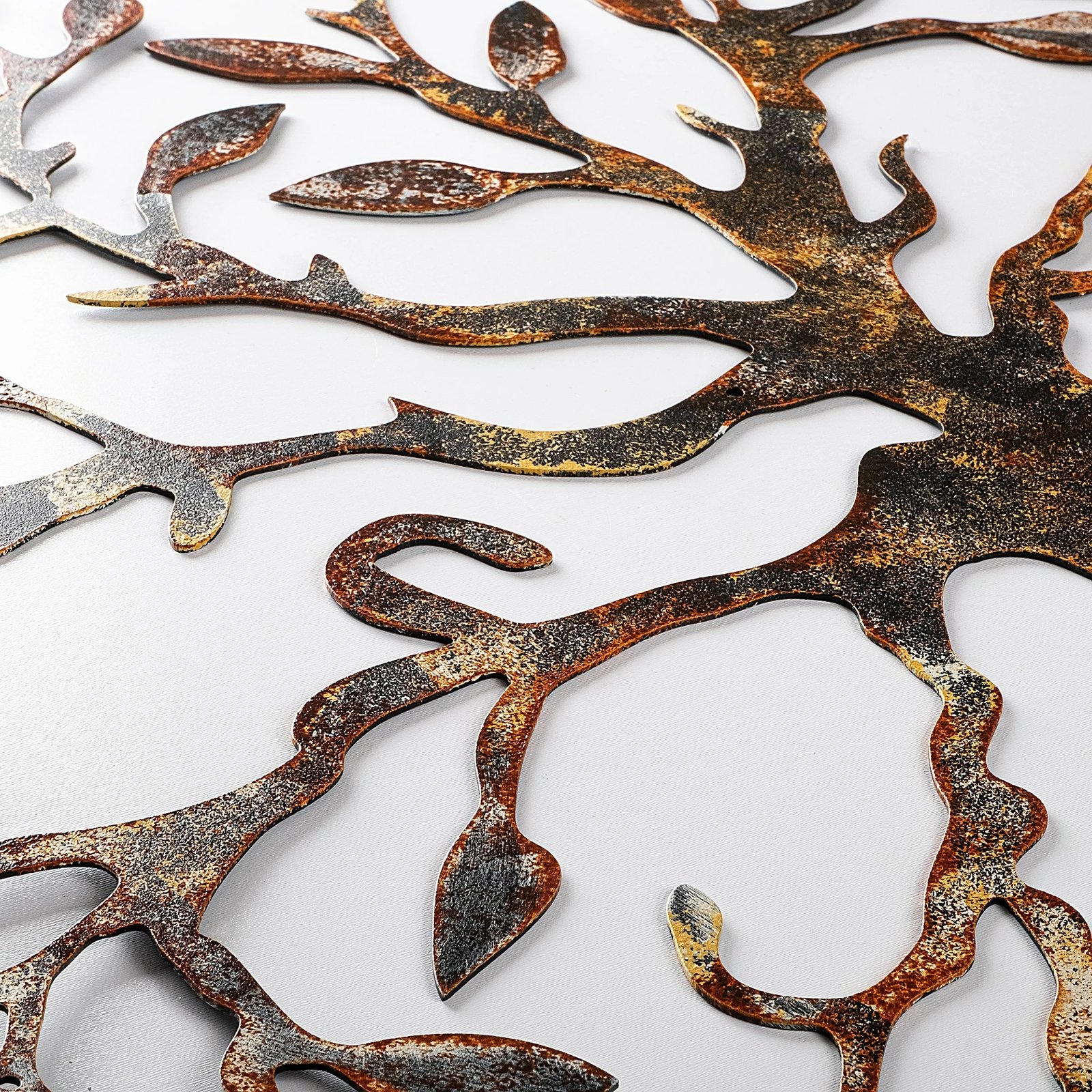 Aksesor dekorativ metalik për mur, Wallity, pemë - 3