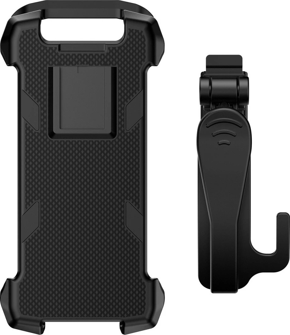 Mbështjellës Ulefone Armor Mini 20 Pro/20T Pro UF-C-A20 me klips rrotullues, Plastik, Zi