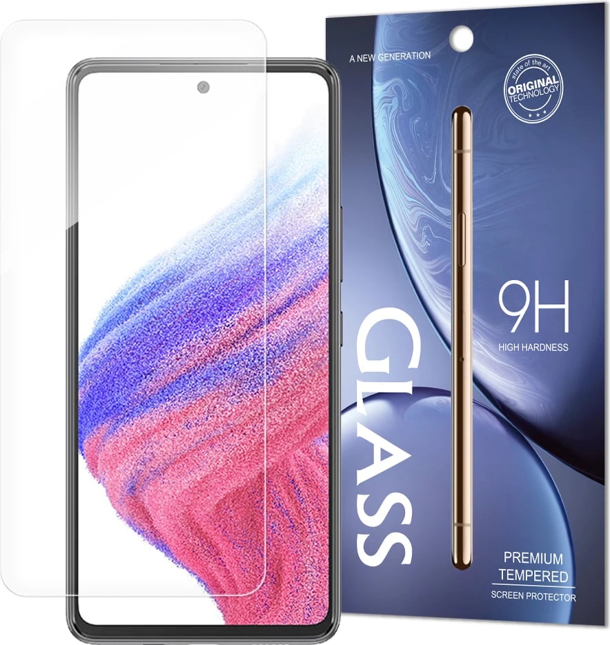 Mbështjellës xhami i temperuar Hurtel për Samsung Galaxy A54 5G, Transparent