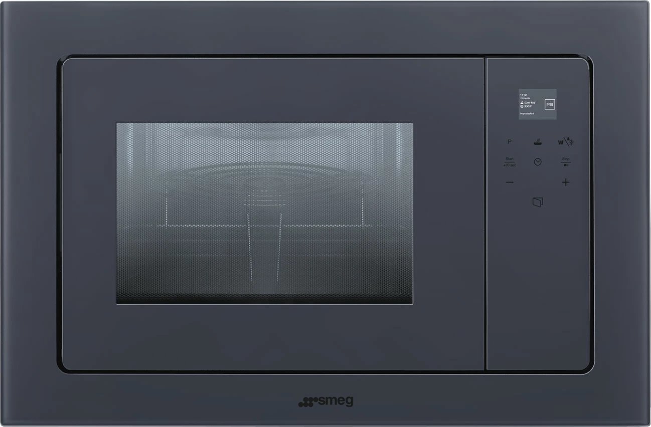 Mikrovalë SMEG Linea FMI120G, 21 L, 800 & 1000 W, e zezë