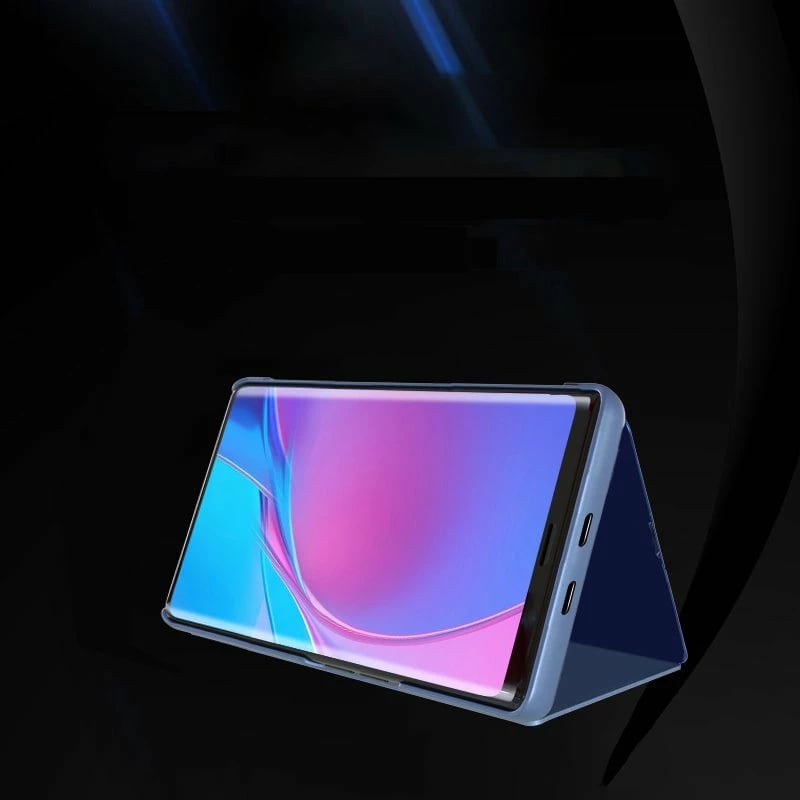 Mbështjellës Hurtel Clear View Case për Xiaomi Redmi K40 Pro+ / K40 Pro / K40 / Poco F3, rozë