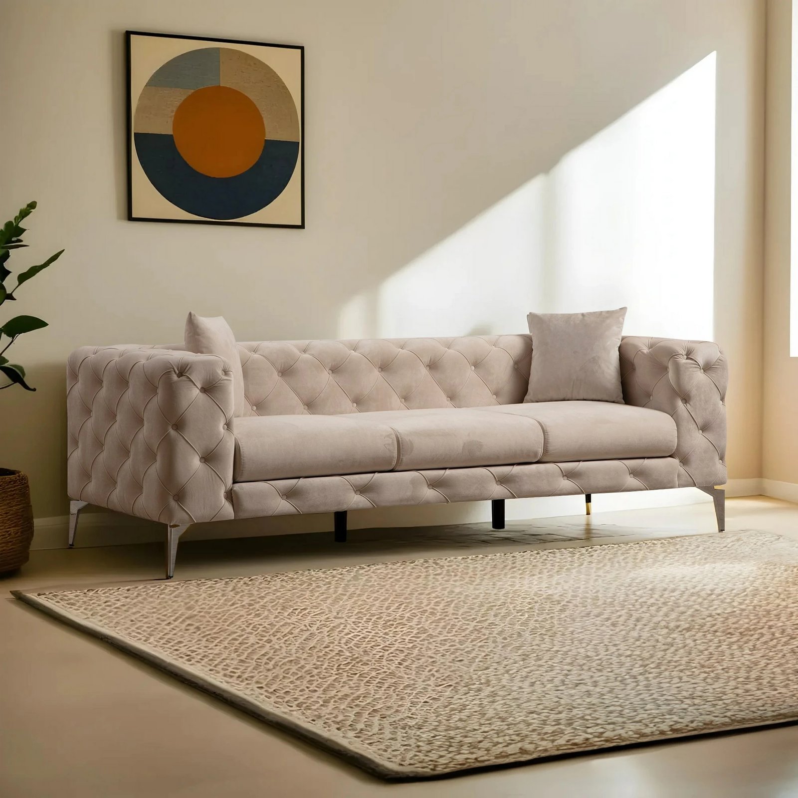 Divan treshe Atelier del Sofa, Como, ecru