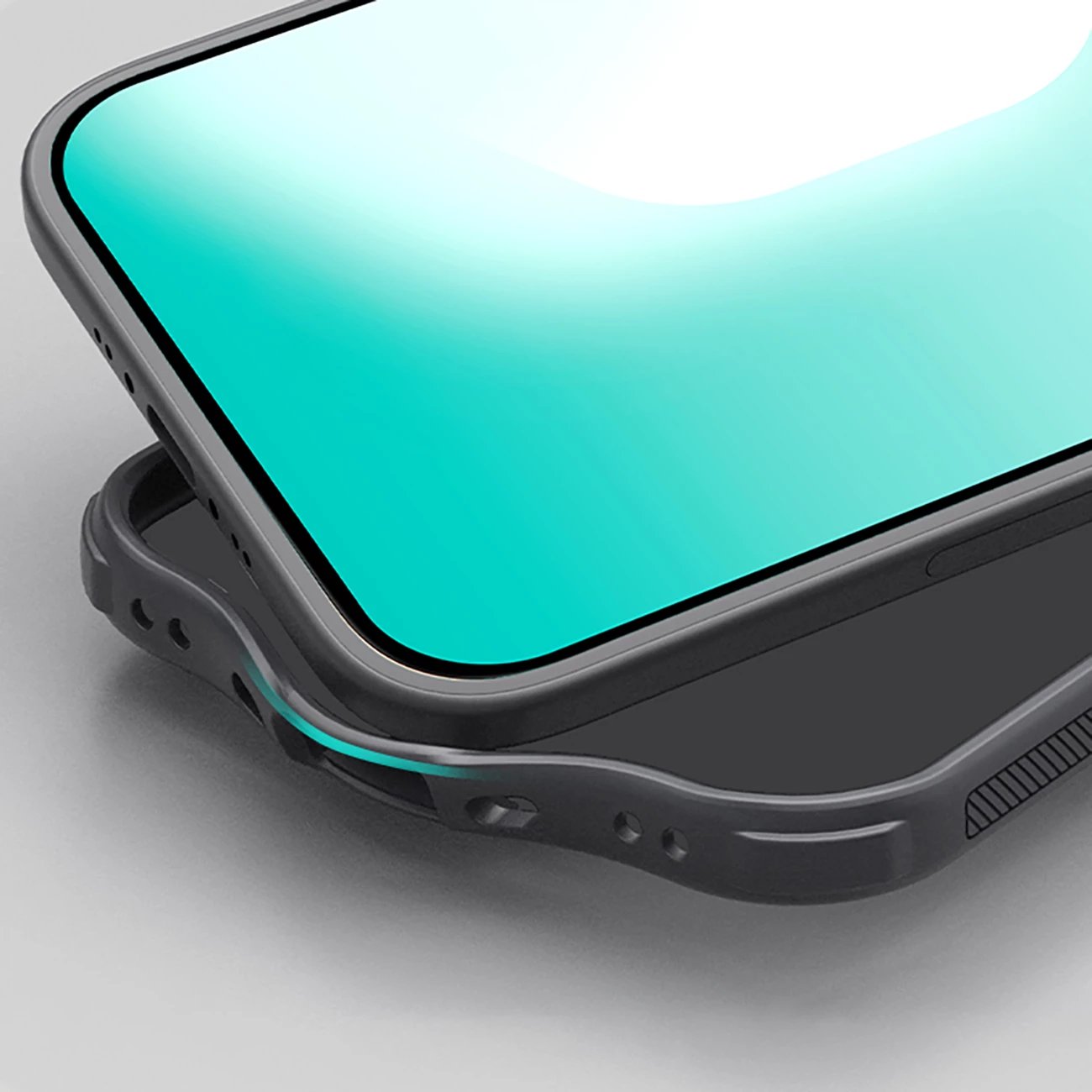 Mbështjellës, Nillkin, Super Frosted Shield Pro, për iPhone 17 Air, MagSafe kompatibil, PC+TPU, transparent e zezë