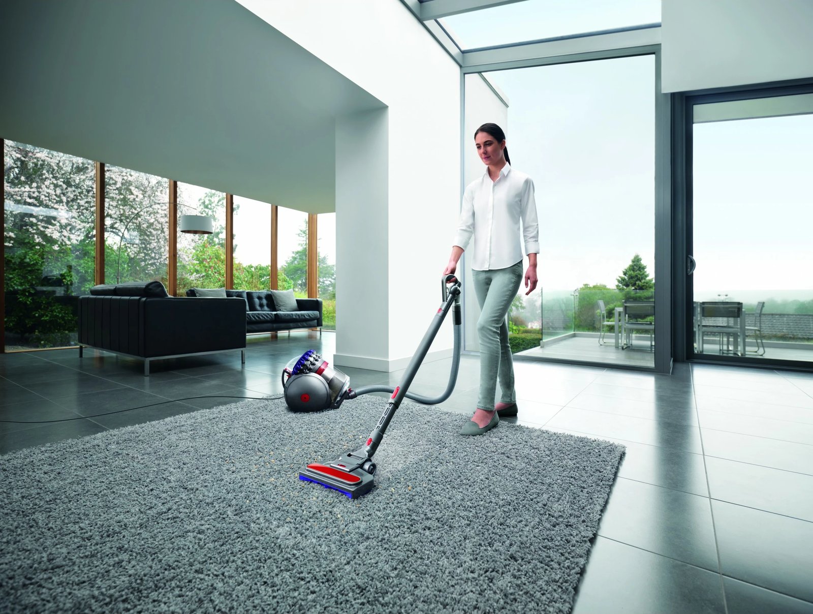 Fshesë me korrent Dyson Big Ball Parquet 2, 600 W, 1.5 L, Argjendtë/Vjollcë