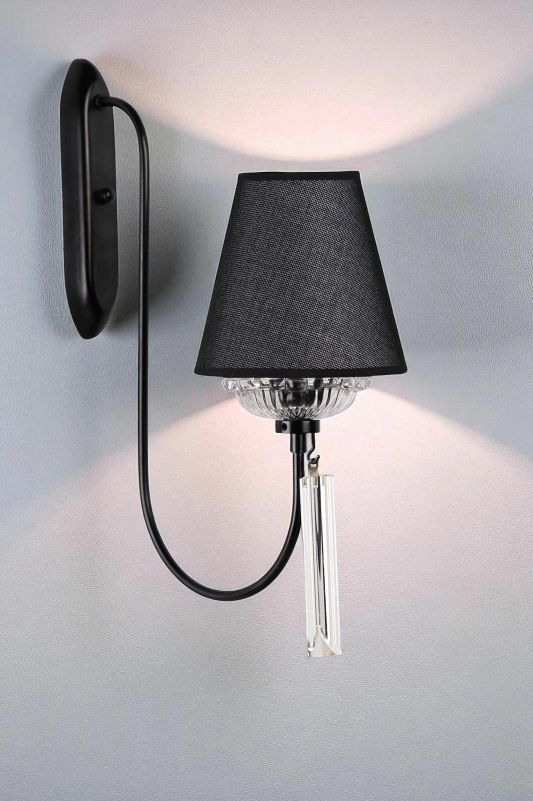 Llambë muri Opviq, ngjyrë e zezë, 9081-2