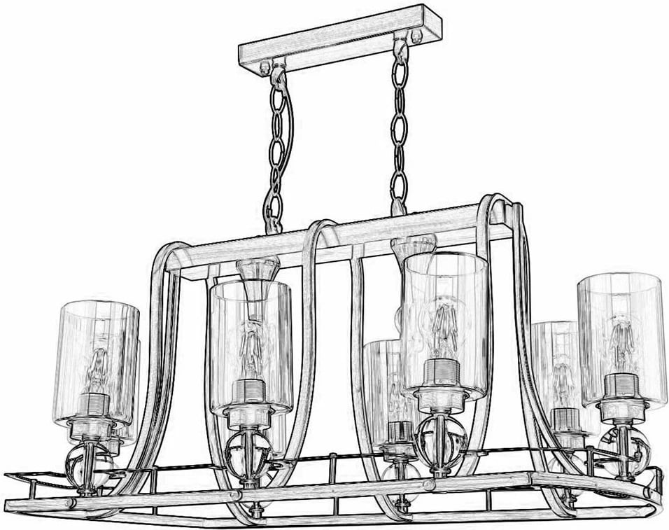 Llambadar Opviq, AV-1597-8E-YM, ngjyrë antike