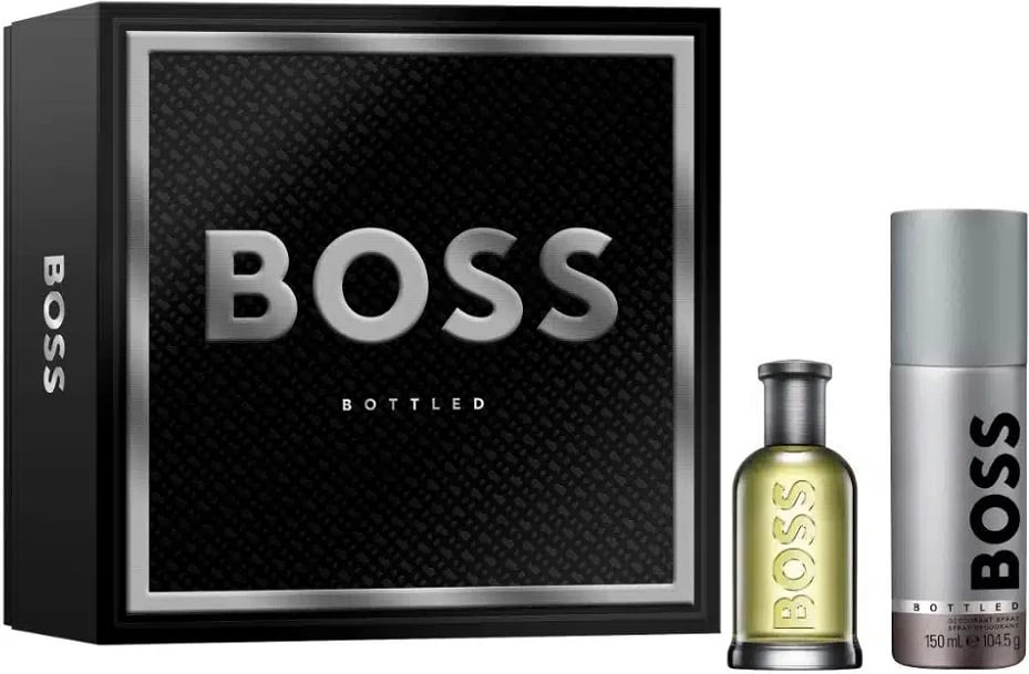 Set Eau de Toilette dhe deodorant për meshkuj Hugo Boss Bottled, 50ml + 150ml
