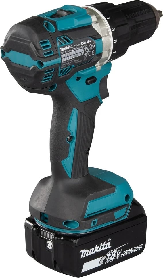 Makita DDF484RFJ, 2000 RPM, 1.8 kg, Zi, Blu Makita DDF484RFJ, 2000 RPM, 1.8 kg, Zi, Blu