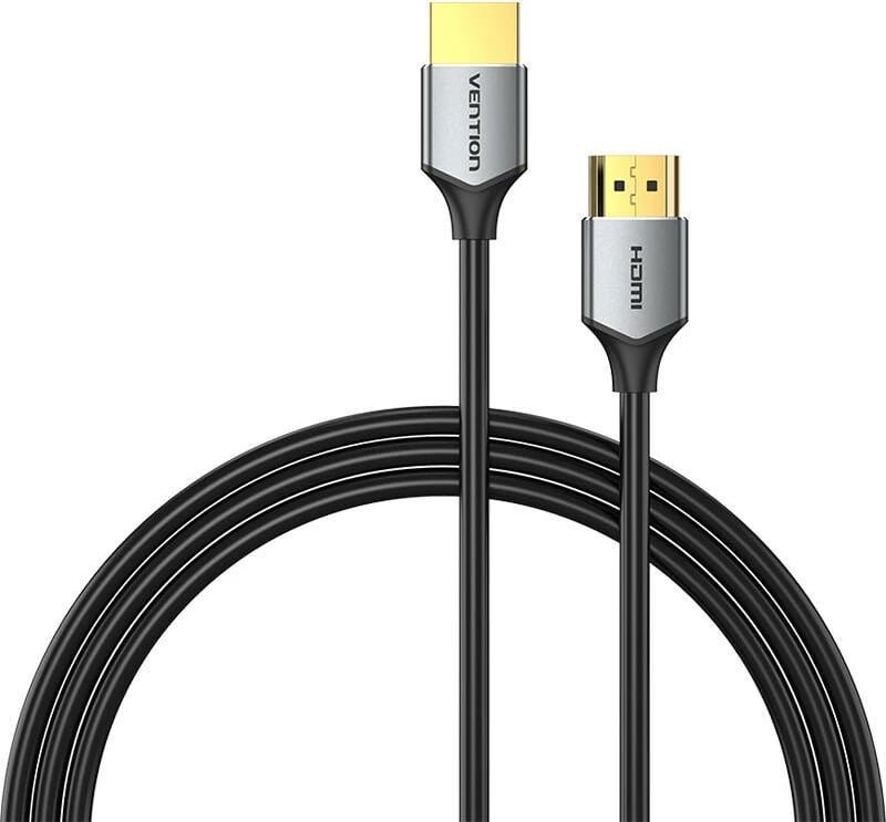 Kabllo HDMI ultra e hollë Vention ALEHH, 2m, 4K 60Hz, Gri