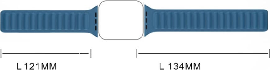 Rrip magnetik për Apple Watch Hurtel, 42/44mm, Kafe