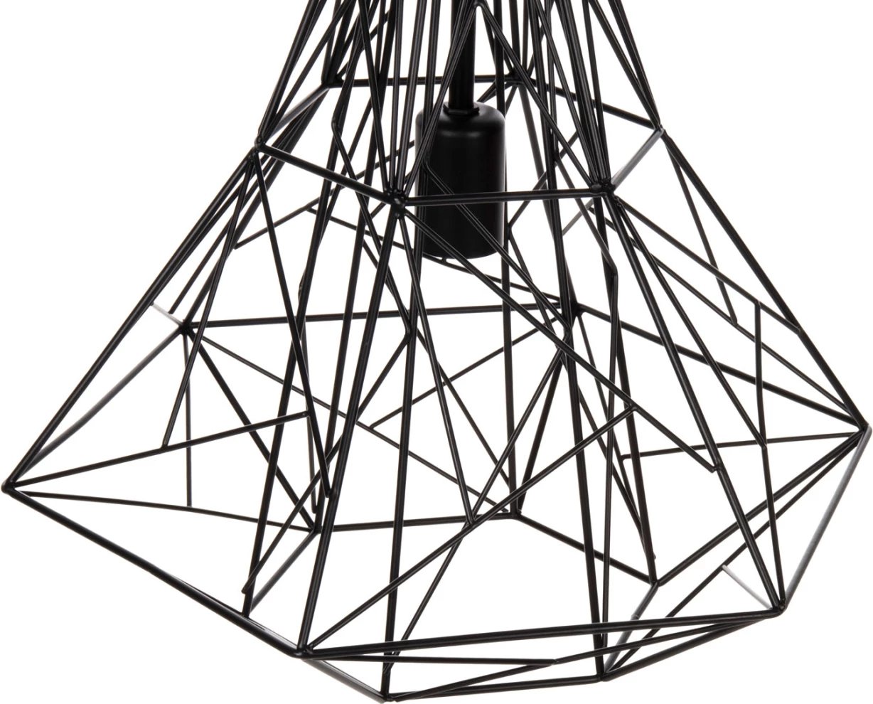 Llambë varëse tavani, kapak metali i zi, FH4068, 40x35x130H cm Llambë varëse tavani, kapak metali i zi, FH4068, 40x35x130H cm