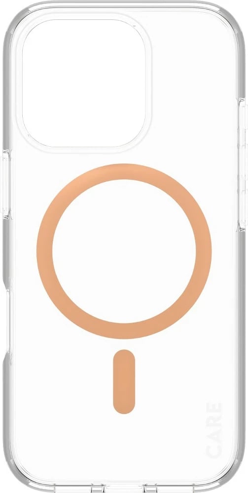 Mbështjellës PanzerGlass CARE Case Flagship Peachy MagSAFE për iPhone 16 Pro, transparent