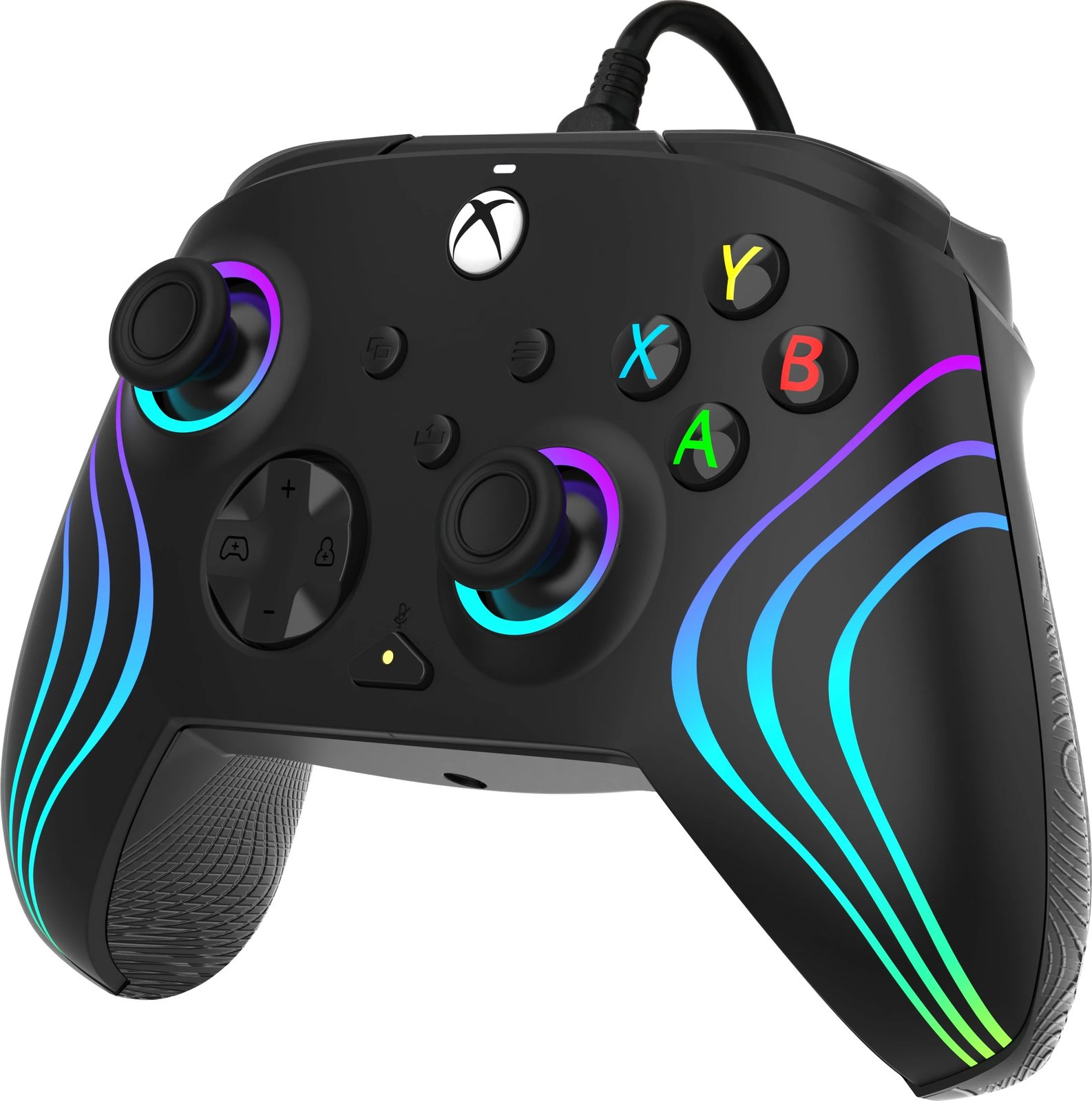 Gamepad PDP Afterglow Wave, PC, Xbox One, Xbox Series S/X, Wired, USB, i zi Gamepad PDP Afterglow Wave, PC, Xbox One, Xbox Series S/X, Wired, USB, i zi