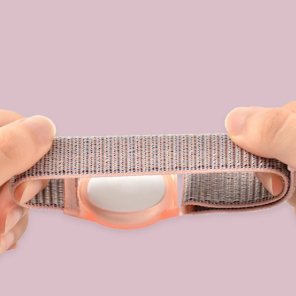 Rrip najloni Tech-Protect për fëmijë për Apple AirTag, Rozë
