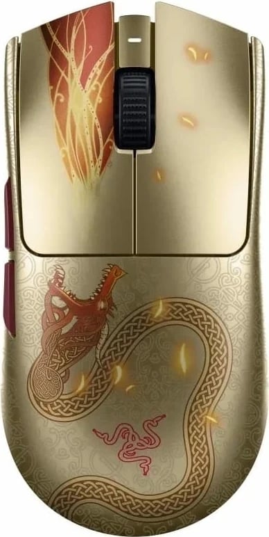 Maus Razer Viper V3 Pro Counter-Strike 2 Edition, i verdhë