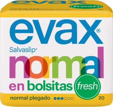 Pantyliners EVAX Normal Fresh unisex 20 copë