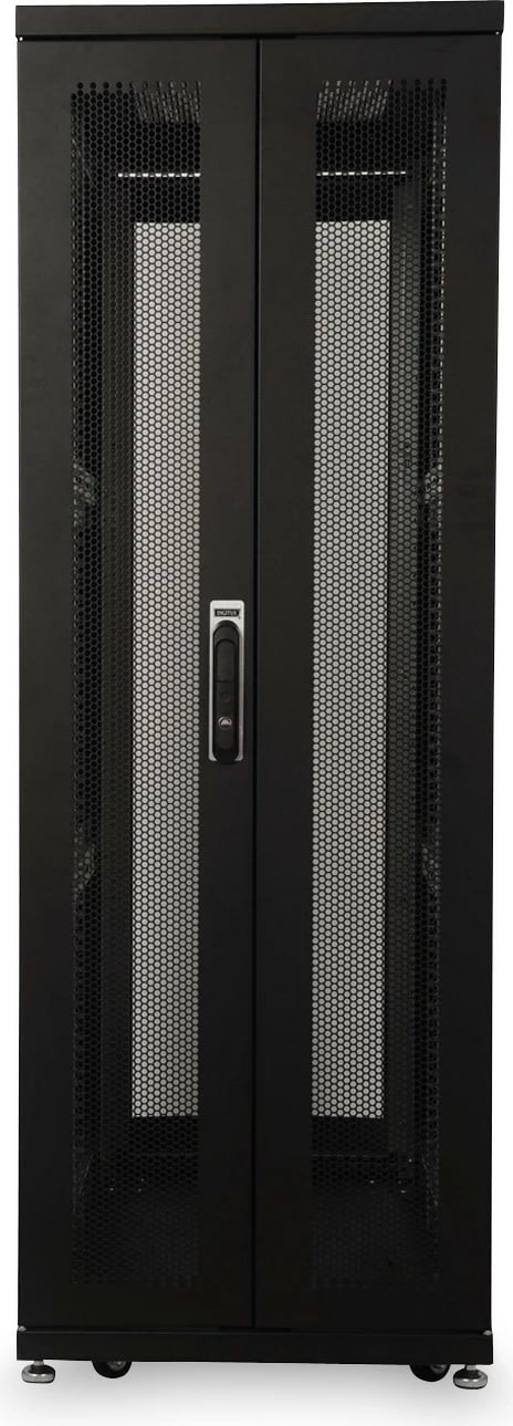 Kasë serveri Digitus 36HE 600x1000mm, xham Plexiglas, e zezë