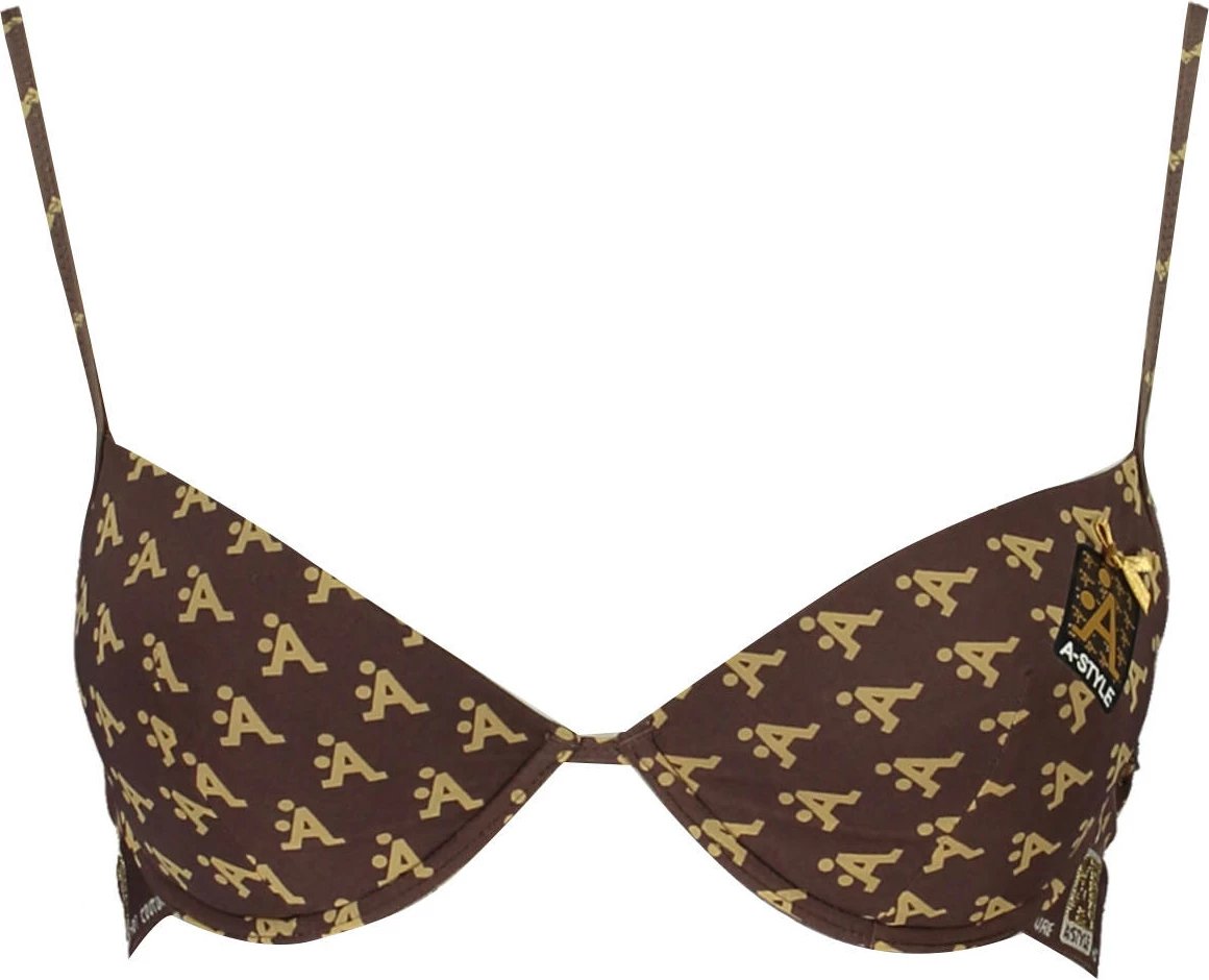 Sutjenë push-up A-STYLE femra, kafe