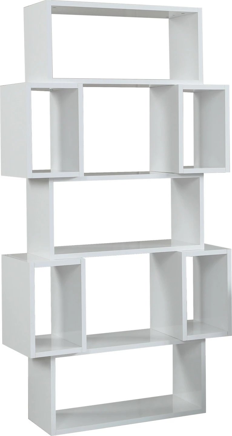 Raft librash Hanah Home, Box, ngjyrë e bardhë shkëlqyese