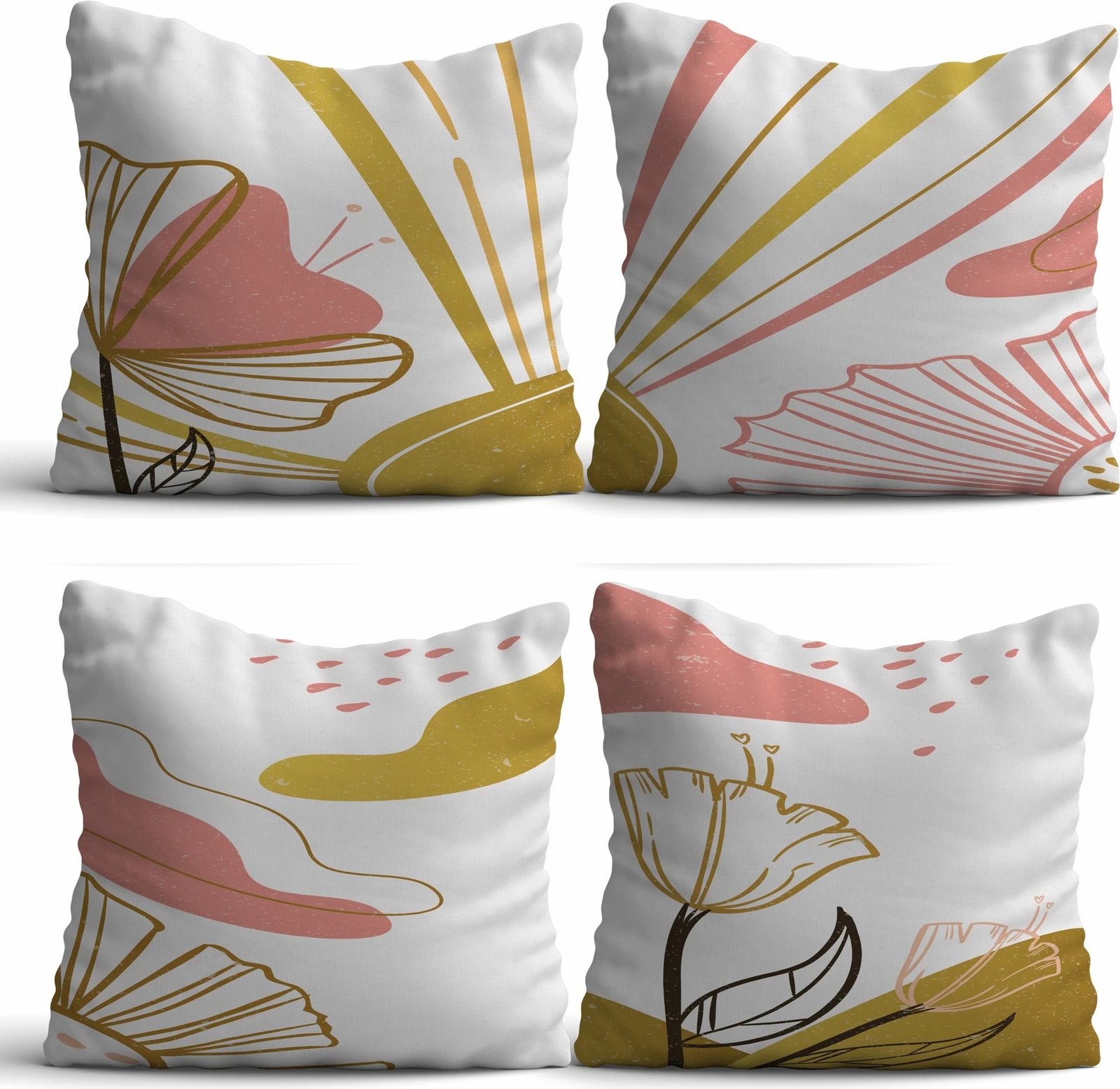 Set mbulesash për jastëkë (4 copë), dizajn Aberto, ASR-plw4 - 8